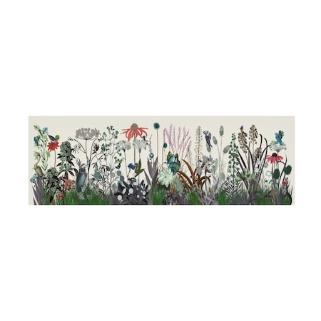 Fab Funky 'Wildflower Bloom' Canvas Art, 16x47